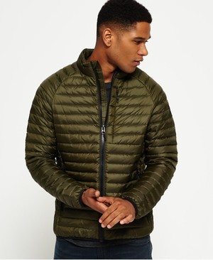 Superdry Core Down Férfi Kabát Khaki | GWBSQ0724